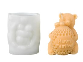 Molde silicona oso con panal HONEY FESTIVAL 